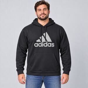adidas Men’s BOS Grid TI ClimaWarm Hoodie Black XL New With Tags